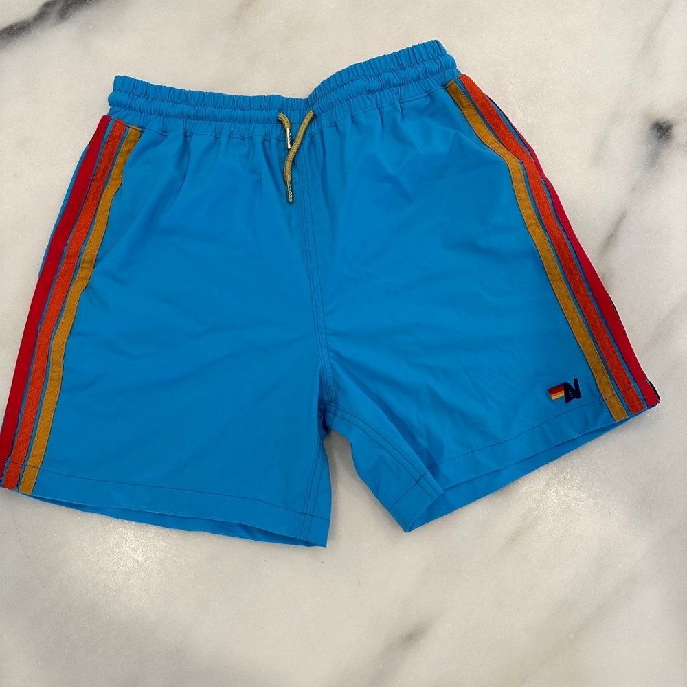 AVIATOR NATION KIDS SWIM SHORTS - SIZE 14